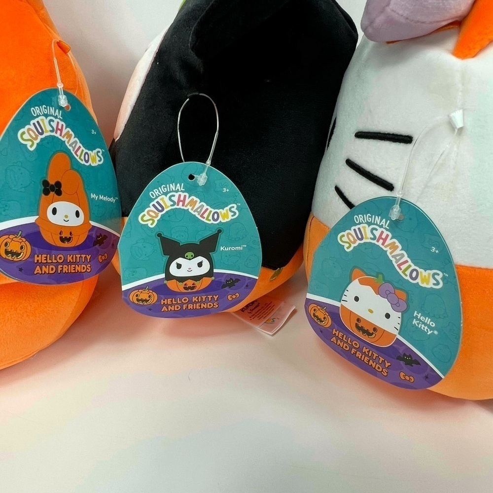 Squishmallows Sanrio Halloween Plush 8” Hello Kitty Kuromi My Melody - Picture 7 of 12